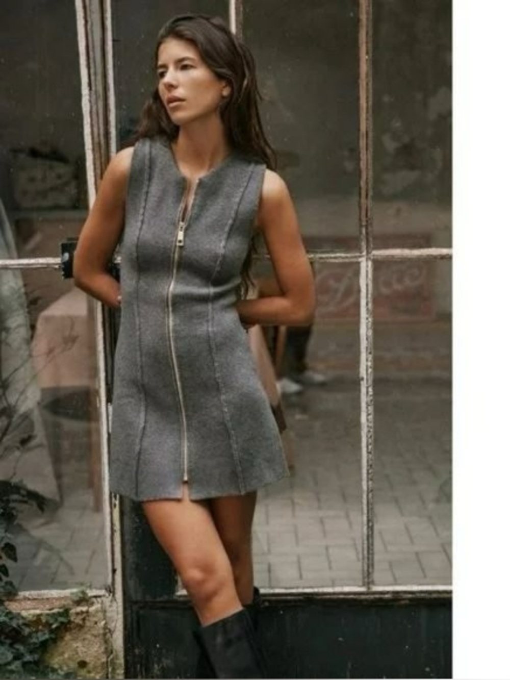 Zara Knit Mini Dress